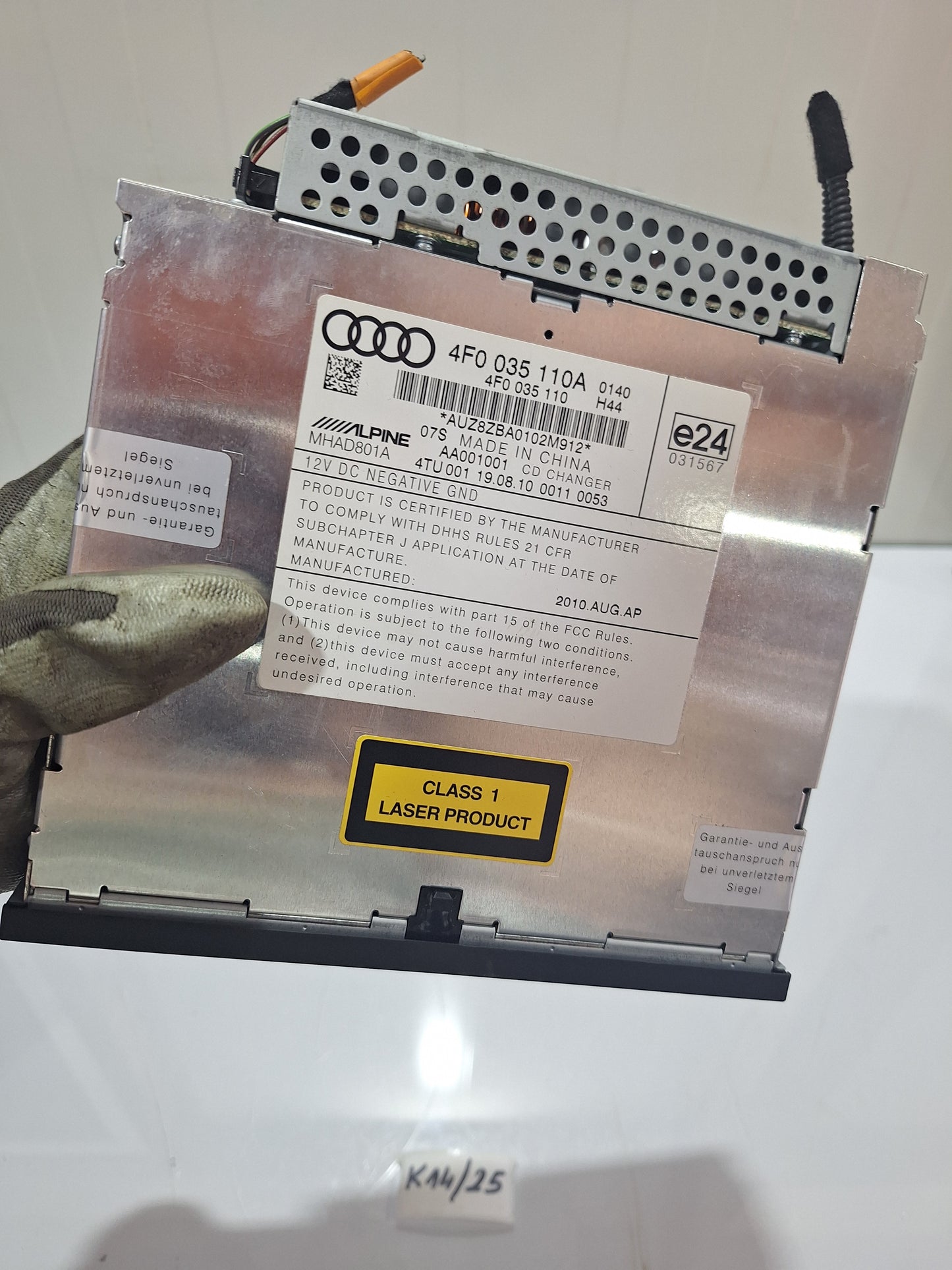 CD changer audi a6 4f c6 4f0035110A