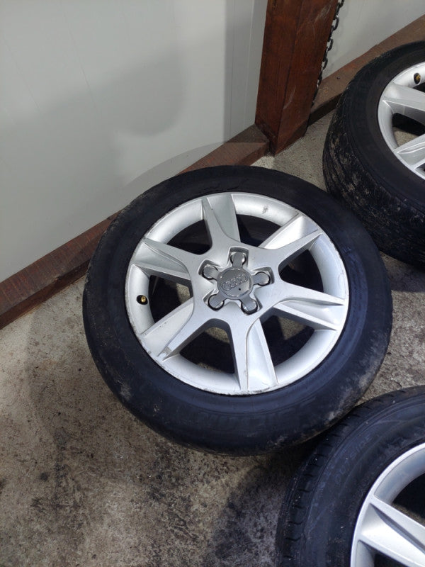 Aluminiske alu feluge felge audi 5x112 16col gume slabe