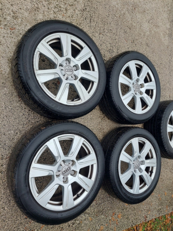 Alu aluminiske feluge felge audi 5x112 col gume slabije