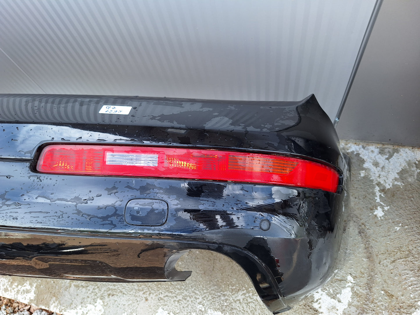 Zadnji branik audi q7 4l crni lz9y