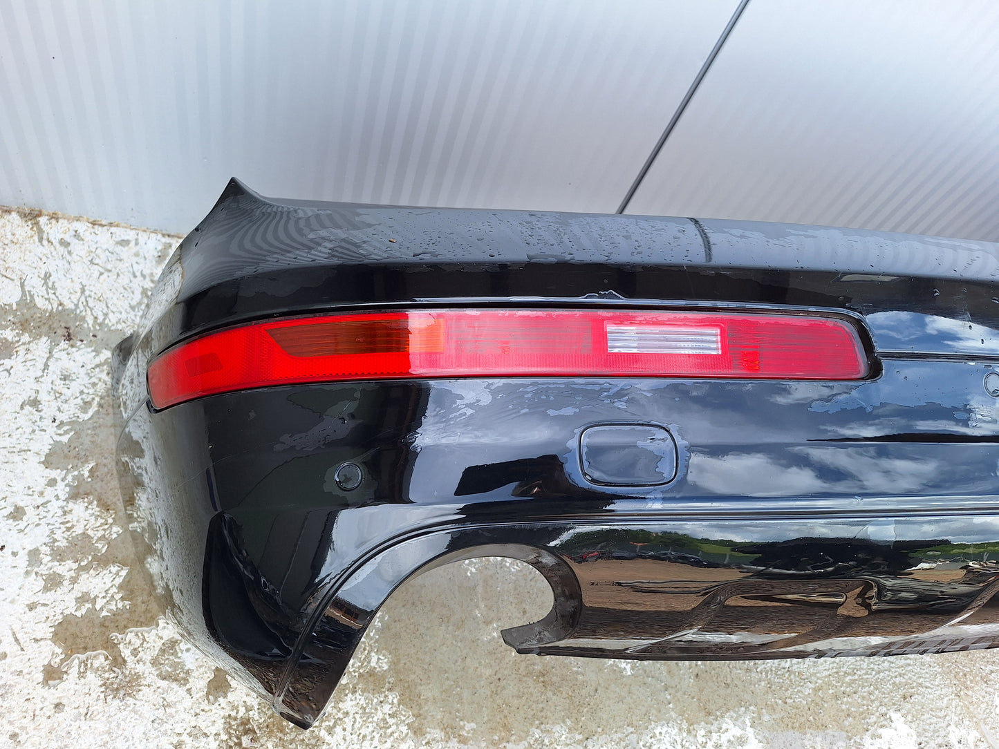 Zadnji branik audi q7 4l crni lz9y