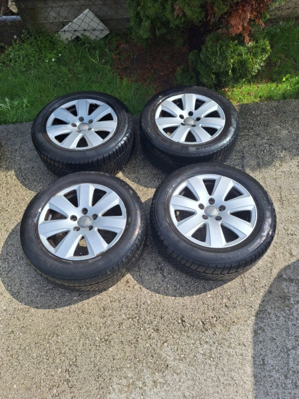 Aluminiske alu feluge felge audi r16 5x112 225/55 r16