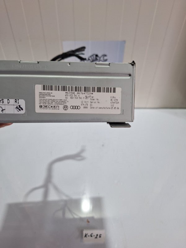 Elektronika modul audi a6 4f c6 4f0035541H 4e0910541M Audi A6 Original 4F K-Box Control Unit Radio Receiver