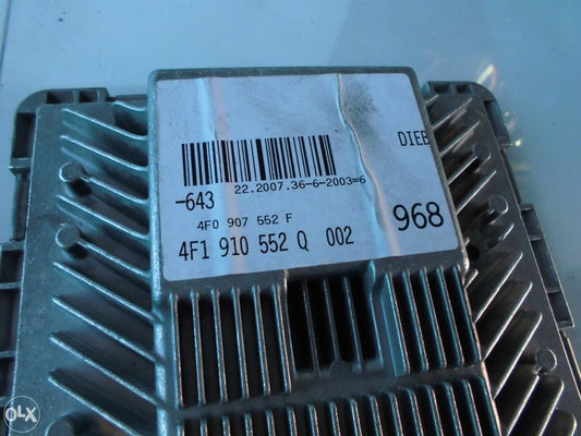 kompjuter motora audi a6 4f 2.4 v6 4f0907552f  AUDI ECU Control Module Unit